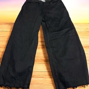 Vervet sz 11/30 Black Wide-Leg Pants